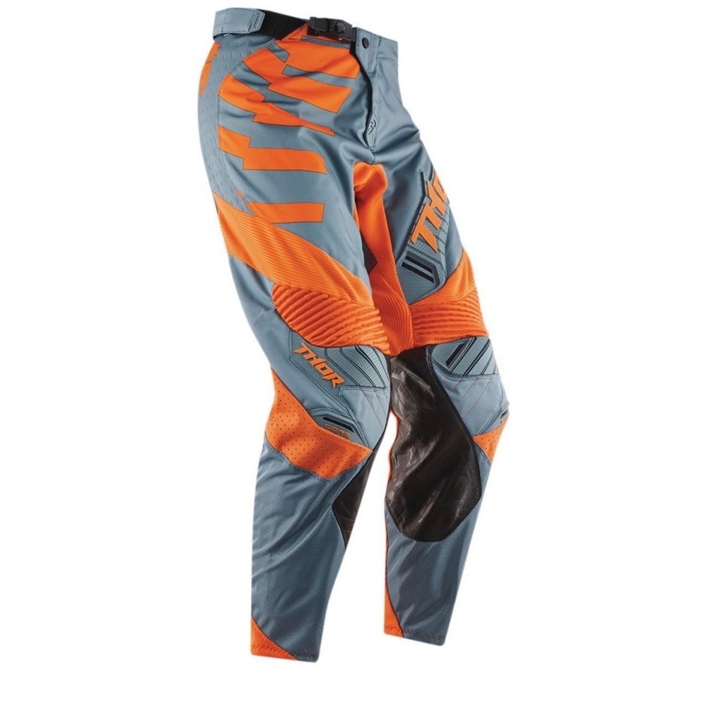 Thor Core Motocross Racing Ridding Pants Blue Orange Mens Sz 36 MX Off-Road Gear
